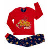 In comfy pjs - Удобни пижами и халати детска коледна пижама червена