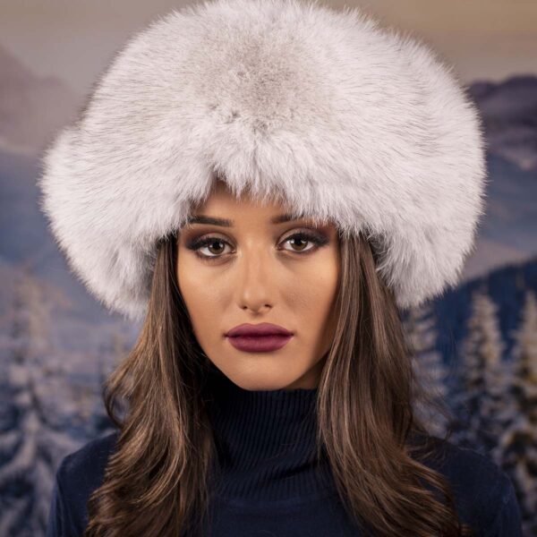 Дамска Зимна Шапка Косъм Лисица