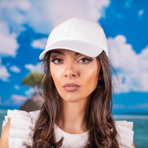 Дамска Лятна Шапка с Козирка Бяла