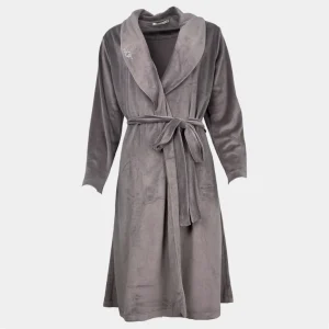 Дамски Зимен Халат Тъмна Мока от Афект